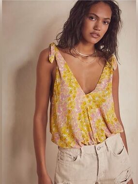 NWOT Free People Intimately Bare it All Bodysuit Large